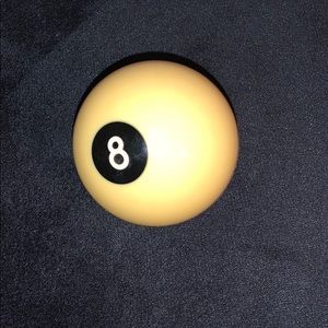 Unique white 8 ball